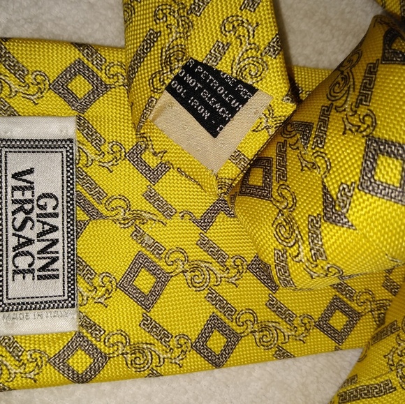 Men's Versace Vintage Tie - Picture 5 of 8